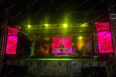 RX390 Outdoor Rental Stage LED Screen in Tanzania