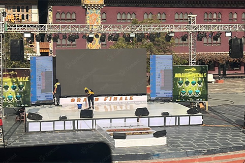RX480 P4.81 Outdoor Waterproof Stage LED Display Screen in Bhutan